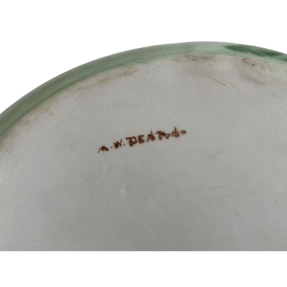 Antique MZ Austria Porcelain Hand Painted Compote Fruit Bowl Berry Bowl Set - Picture 7 of 12